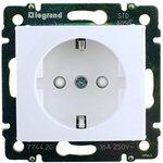 Legrand DIY Valena Бел Розетка 1-ая с/з с защитными шторками