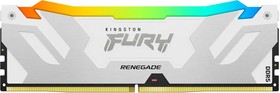 Фото 1/4 Оперативная память Kingston Fury Renegade KF568C36RWA-16 DDR5 - 1x 16ГБ 6800МГц, DIMM, White, Ret