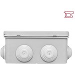 plc-kmr-030-014, Коробка распаячная КМР-030-014 наруж. с крышкой 105х105х50 АБС ...