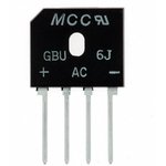 GBU6J-BP, Bridge Rectifiers 6A 600V