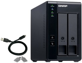 Фото 1/3 QNAP TR-002, Полка расширения сетевого хранилища без дисков