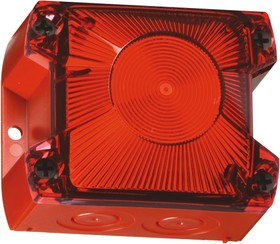 Фото 1/2 21510105000, PY X-S-05 Series Red Flashing Beacon, 230 V ac, Panel Mount, Xenon Bulb
