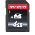 TS4GSDHC10, 4 GB SDHC SD Card, Class 10
