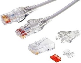 SS-39200-044, Modular Connectors / Ethernet Connectors CAT6 SHIELDED SMALL OD PLUG