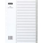 Разделитель листов из серого пластика с индексами, А4, цифровой 1-31, 31 лист 198678