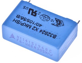 MKP film capacitor, 680 nF, ±20 %, 630 V (DC), PP, 27.5 mm, B32924C3684M000