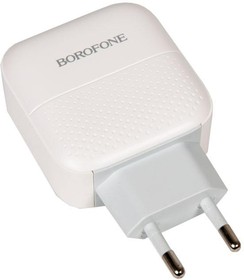 Фото 1/2 Блок питания (сетевой адаптер) BOROFONE BA46A Premium USB Type-C PD 18W 5V 3.0A белый