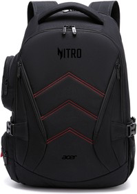 Фото 1/9 Рюкзак для ноутбука 15.6" Acer Nitro OBG313 черный/красный полиэстер (ZL.BAGEE.00G)