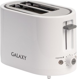 Фото 1/7 Тостер Galaxy GL 2908 800Вт белый