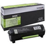 Картридж 505X для принтеров Lexmark MS410, MS510, MS610 черный (black) ...