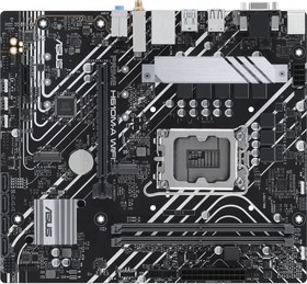 Фото 1/10 Материнская плата Asus PRIME H610M-A WIFI Soc-1700 Intel H610 2xDDR5 mATX AC`97 8ch(7.1) GbLAN+VGA+HDMI+DP
