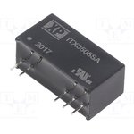 ITX0505SA, Isolated DC/DC Converters - Through Hole DC-DC, 6W, 2:1 INPUT, SIP