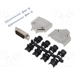 MHDTPK15-HD26MS-K, D-Sub Connector Kit, DA-26 Plug, Solder, ABS