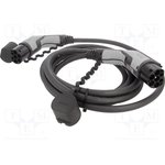 1628001, EV Charging Cables EV-TCG3PK-3AC32A- 5,0M6,0ESBK01