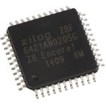 Z8F6421AN020SG, 8-bit Microcontrollers - MCU 64K FLASH ENHANCED 4K RAM 2 UARTS
