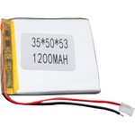 Аккумулятор универсальный 4x50x55 мм 3.8V 1200mAh Li-Pol (2 Pin)