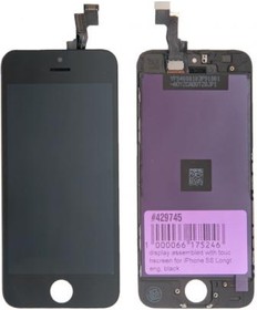 (iPhone 5S) дисплей в сборе с тачскрином для Apple iPhone 5S, черный