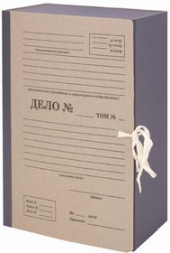 Фото 1/10 Папка архивная А4 "Форма 21", 120 мм, переплетный картон/бумвинил, завязки, до 1200 л, STAFF, 112168