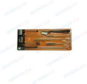 Фото 1/2 РМ-91686 , Комплект щеток для чистки краскопульта 16 пр. Русский Мастер