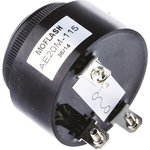 AE20M-115, AE20M Series Panel Mount Buzzer, 115V AC, 95dB at 1 m, IP55, AC, 2-Tone