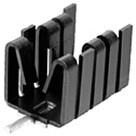 Фото 1/2 576802B03900G, Heat Sinks Plug-In Heat Sink for TO-220, TO-262, Vertical, Black, 19.05x12.7x12.70mm