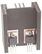 6380BG, Heat Sinks Heat Sink for MULTIWATT, Vertical, 6.8 C/W, 2.89mm Hole, 25.4mm, Solder Pins