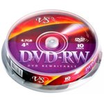 Диски VS DVD-RW 4,7 GB 4x CB/10