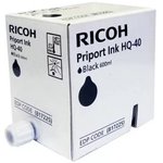 Чернила (упаковка 5шт) чёрные для дупликатора тип HQ40 для Ricoh Priport JP4500 ...