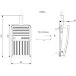 PDM11, Педаль мини пластмассовая с кабелем 1м 1ПК
