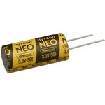 WEC3R0 506QG, Суперконденсатор, 50 Ф, 3 В, PC Pin, +30%, -10%, 7.5 мм ...
