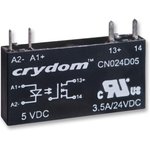 CN024D05, Solid State Relay, CN, 1NO, 3.5A, 24V, Radial Leads