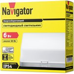 Светильник Navigator 71 581 NBL-S1-6-4K-IP54-LED