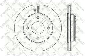 6020-3010V-SX, 6020-3010V-SX_диск тормозной передний!\ Mitsubishi Galant, Volvo V40 1.8-2.4D 87