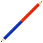 Карандаш двухцветный утолщённый KOH-I-NOOR, 1 шт., красно-синий, грифель 3,8 мм ...