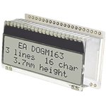 EA DOGM163W-A, LCD Character Display Modules & Accessories FSTN(+) Transmissive ...