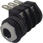 S4BBB, SOCKET, 1/4" JACK, SWITCHED, 3POLE