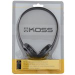 KPH7K, Compact Lightweight Headphones Black