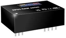 Фото 1/2 RP03-11024SRAW, Isolated DC/DC Converters - Through Hole 3W 36-160Vin 24Vout 125mA