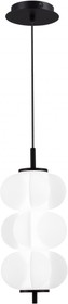 ST LUCE SL6121.403.01 Светильник подвесной Черный/Белый LED 1*9W 3000K