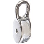 Блок для троса одинарный оцинк. нейлон.шкив 20мм 1 шт - ярлык 112741