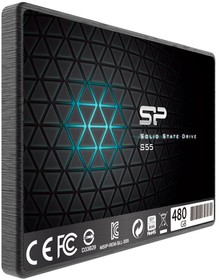 Фото 1/6 Накопитель SSD Silicon Power SATA-III 480GB SP480GBSS3S55S25 Slim S55 2.5"