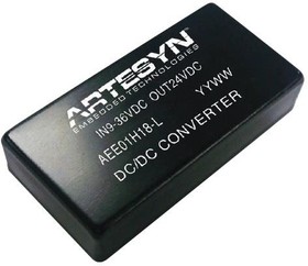 Фото 1/2 AEE02H18-L, Isolated DC/DC Converters - Through Hole 50W 9-36Vin 24V@2.08A