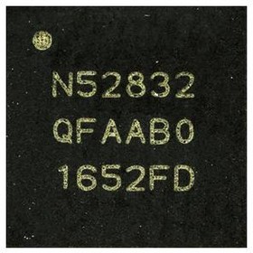 Фото 1/2 nRF52832-QFAA-R, RF System on a Chip - SoC Multiprotocol Bluetooth Smart/ANT/2.4GHz SoC
