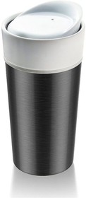 Термокружка Thermo steel 0,4 литра серая, шт CS14 metallic-gunmetal