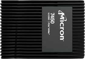Фото 1/2 Micron SSD 7450 PRO, 1920GB, U.3(2.5" 15mm), NVMe, PCIe 4.0 x4, 3D TLC, R/W 6800/2700MB/s, IOPs 800 000/120 000, TBW 3650, DWPD 1 (12 мес.)