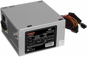 Фото 1/7 Блок питания 650W ExeGate UNS650 (ATX, PC, 12cm fan, 24pin, 4pin, PCIe, 3xSATA, 2xIDE, FDD, кабель 220V в комплекте)