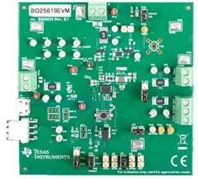 Фото 1/2 BQ25619EVM, Power Management IC Development Tools I2C controlled 1-cell; 3-A buck battery charger evaluation module with powerpath and 1.2-A