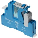 4C.02.8.110.0060SPA, 4C 250V ac DIN Rail Relay Socket, for use with 4C Series