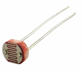 GL5506(4-7K), Фоторезистор 150 В, 4 кОм7 кОм, 540 нм, 500 кОм, вставной, P = 3мм, фотометр