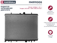 M4991005, Радиатор охлаждения Citroen Berlingo II 08-, C4 I, II 04-; Peugeot 307 00-, Partner II Marshall